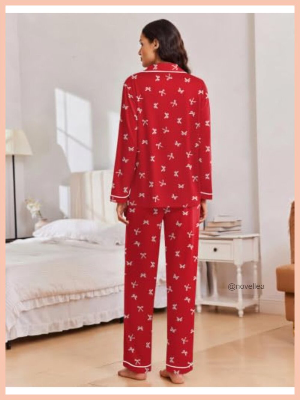 Intimates & Sleepwear | Womens 2 Piece Christmas Pajama Set Button Down ...